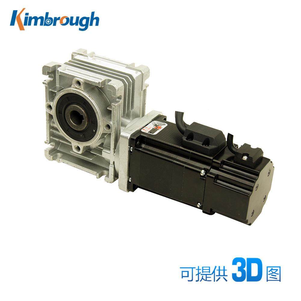 7蜗557HSEWGB减5速带刹车闭环步进电机 电机力矩1.3Nm 速比-轮80