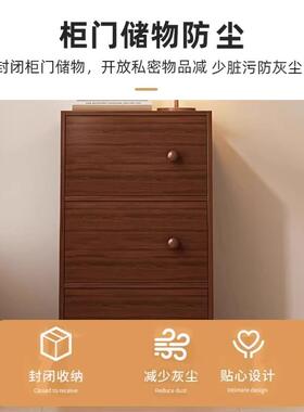 书架置架落地客物厅书柜储物柜靠一体收纳家用YTB带门墙防尘展示