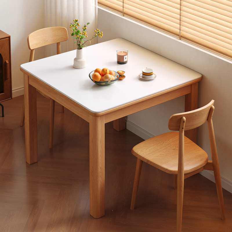 实木餐桌小户型客厅方桌正方形八仙桌棋牌桌家用吃饭桌子四方茶桌