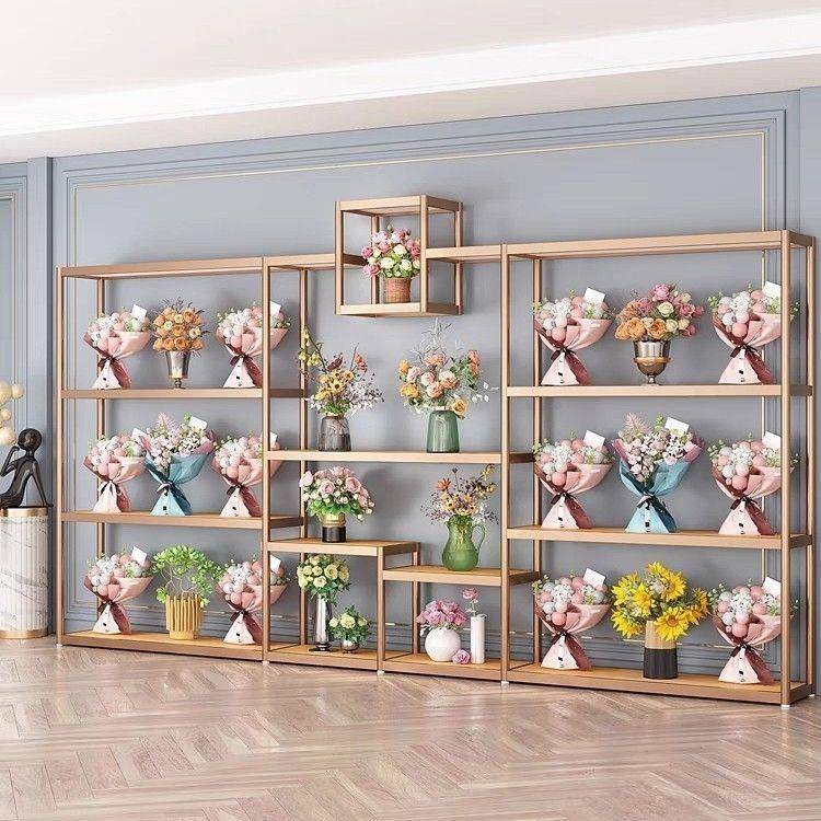 花店花架展XNY架绿植架货多肉货架盆花架花束桶架子展示架花架鲜