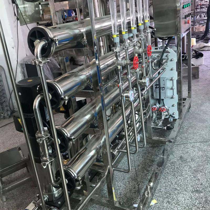 R吨/时一体化净水设备配件304材不锈钢膜壳质8寸O8040*2芯膜容器2