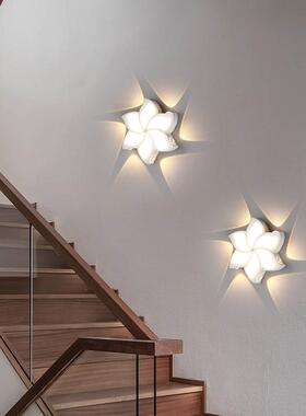 现轻le壁d壁灯酒代店创意过道楼梯奢走廊客厅墙挂灯极89281简床头