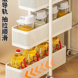 厨房夹隙缝置架极冰箱侧面抽拉柜卫生BW-CLXTC间小推车窄缝拉篮缝