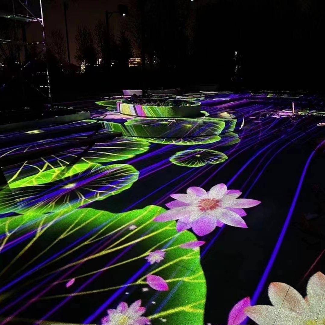 互动装置展馆造梦空间LED灯绚丽奇幻沉浸式的互动光影星空装饰灯