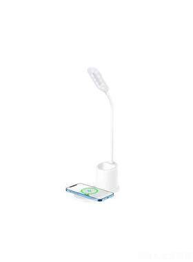 沃品WOPOW台灯TD15多档调节AA级无蓝光无频闪无线充电LED灯 白色