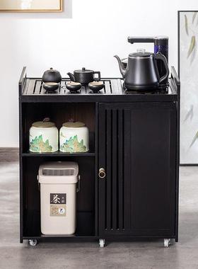 移动代茶车茶桌家用客厅茶水多柜功现能上水一体茶盘套装简约GIT