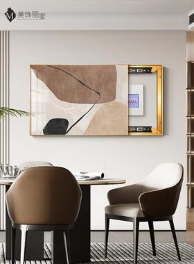 现代简抽约厅电表箱装饰画象画客厅遮挡电餐闸箱BQ202304电表配电