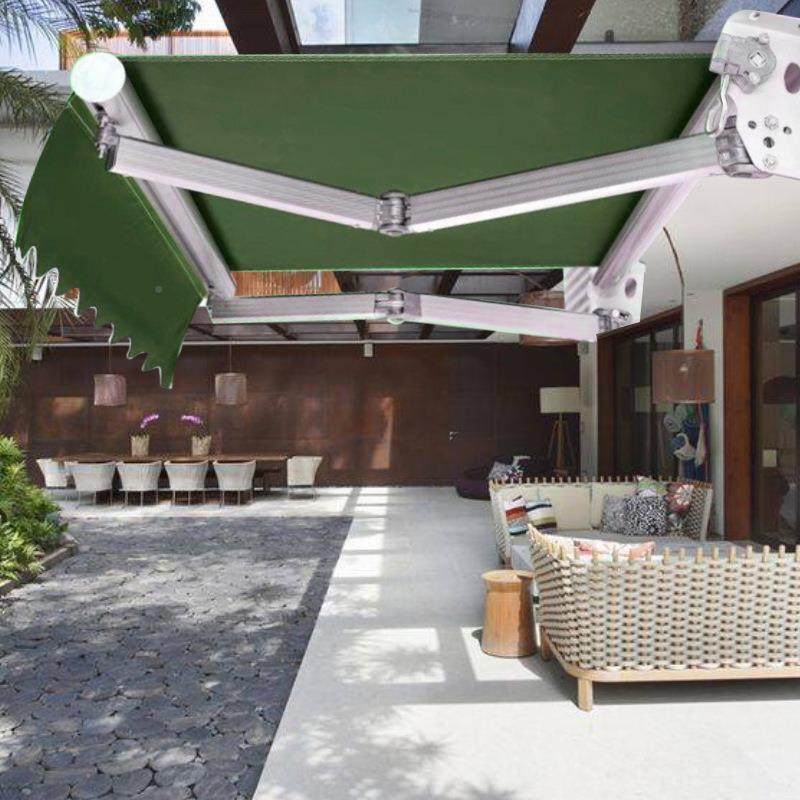 遮阳蓬阳布挡雨布伸缩遮蓬顶布防布雨防晒雨伸缩hjuw6775棚换布