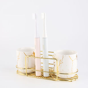 牙刷架漱口杯架卫生间家用倒扣式网红多功能刷牙杯架套装