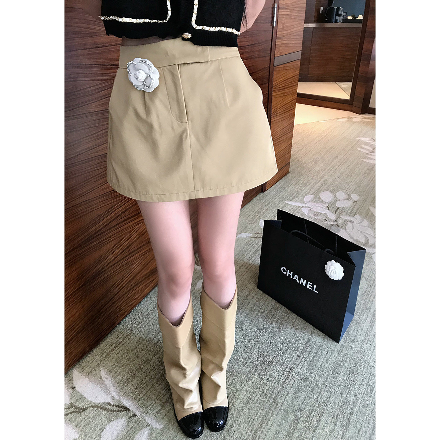 摩登低腰裙裤2026年新款春季短款包臀裙女士半身裙修身显瘦A字裙