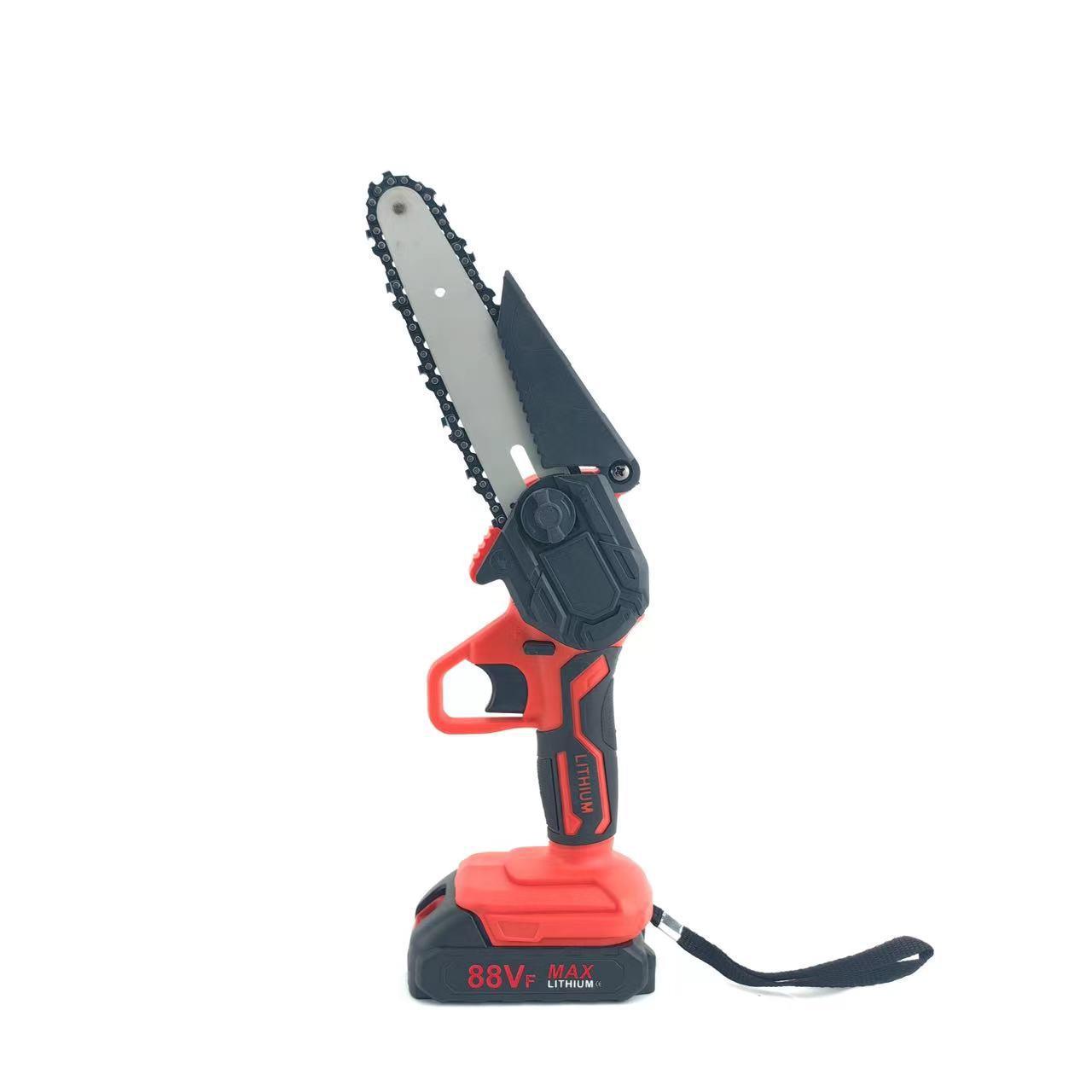 手持6寸电动修枝锯充电式锂电小型电动锯单手电链锯迷你锯伐木锯