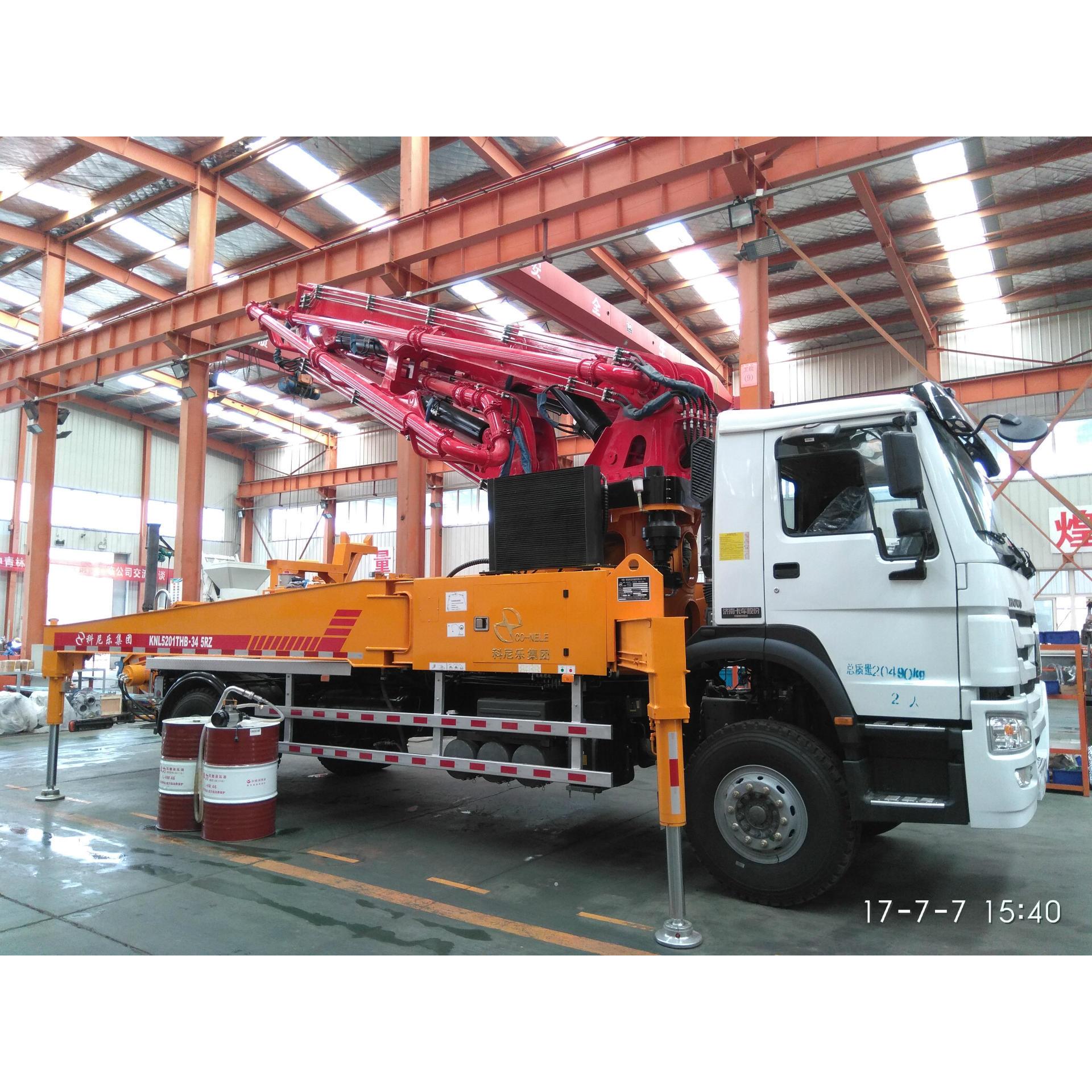 生产混凝土泵车 臂架式泵车 33米小型泵车 34米 安徽六安有售