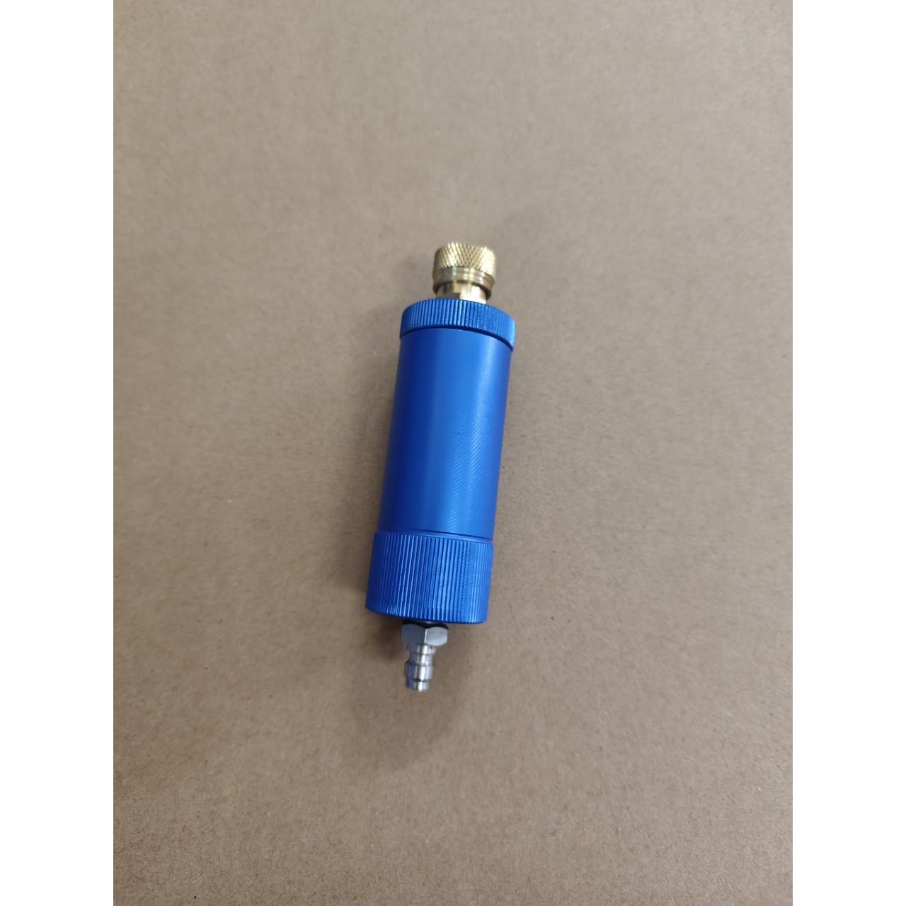 双层油水分离器过滤器8mm快接头30mpa高压打气筒充气泵通外置通用
