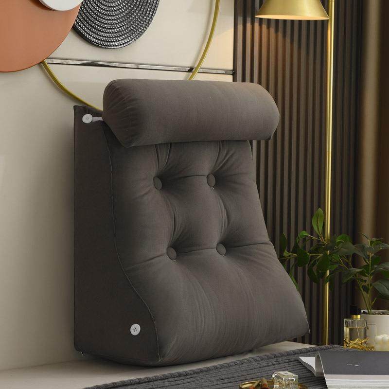 三角床头靠垫大靠背垫床上靠枕软包护腰宿舍客厅沙发榻榻米抱枕