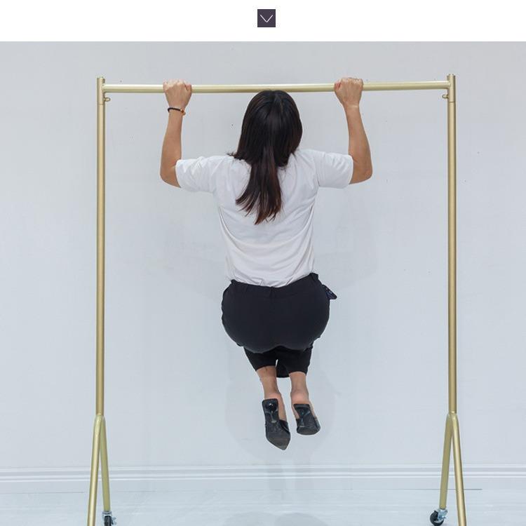 服装架落地式挂衣架服装店婚纱展示架衣服架子移动带轮龙门架货架