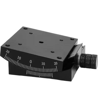 包邮手动测角仪角位台X轴 GFSG60燕尾槽涡轮蜗杆倾斜摆动角度滑台