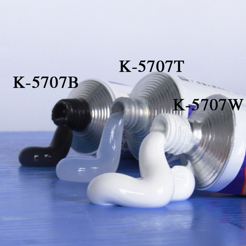 卡夫特K-5707B/T/W硅橡胶工业胶粘剂粘接ABS PC PA PMMA工程塑料