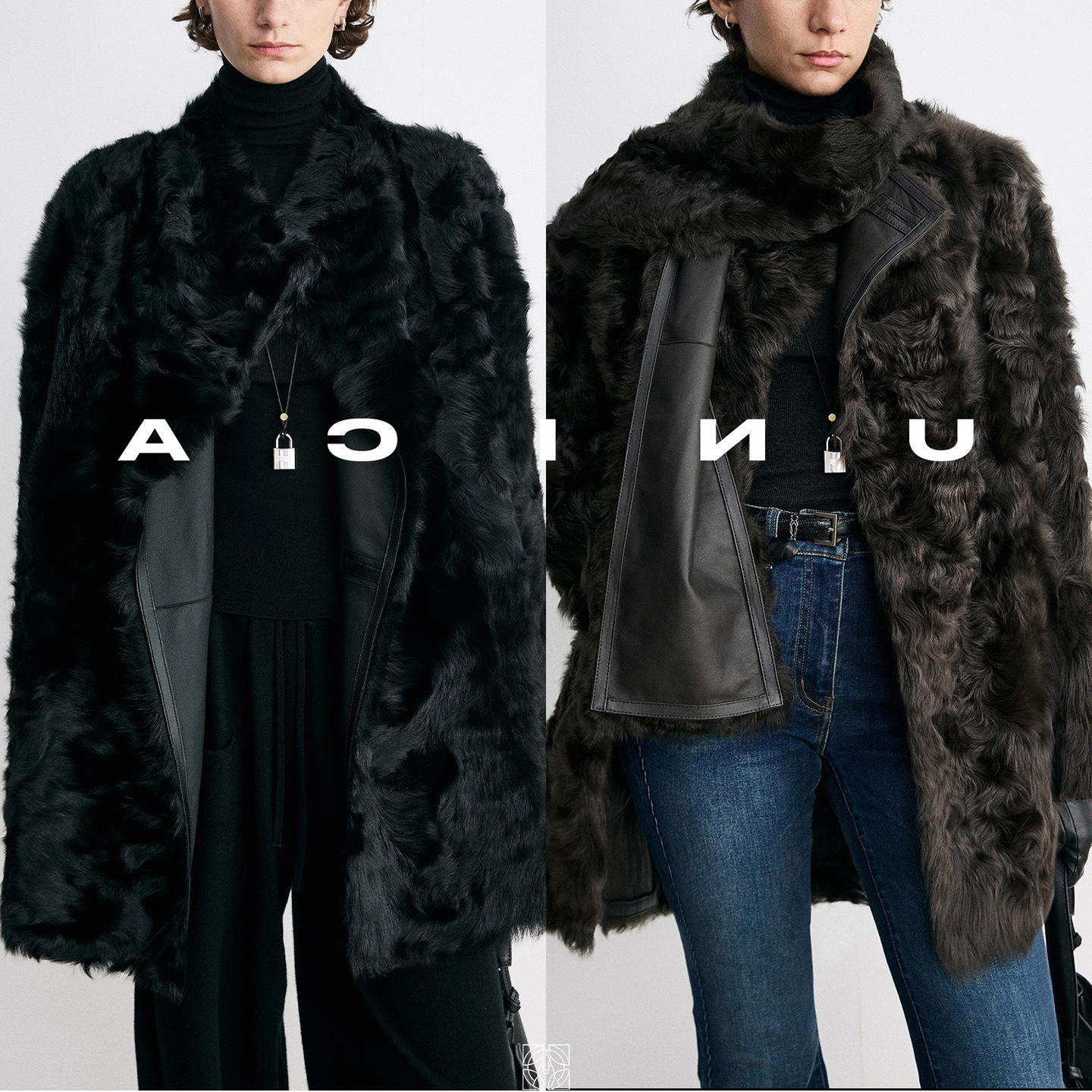 羊皮毛一体外套秋冬时髦皮草新款