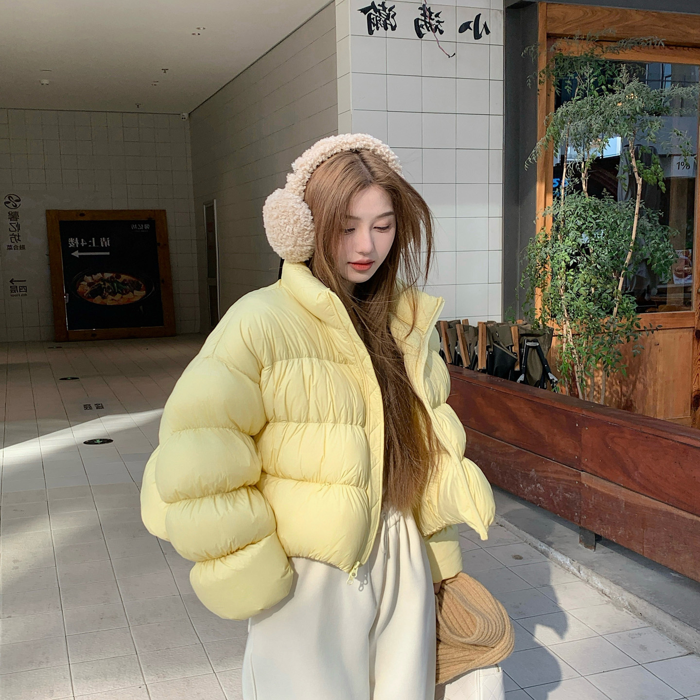 高级感短款羽绒服女2025冬季新款