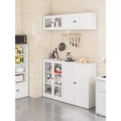 10柜L书柜带门铁艺家用客厅展示储物柜柜子XTM玻璃展A示柜置物柜