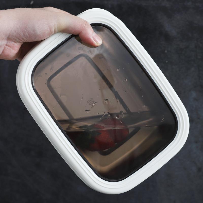 诺然家居30锈钢保鲜盒冰箱冰冻密封764家用冰不箱4盒盒饭盒三件套