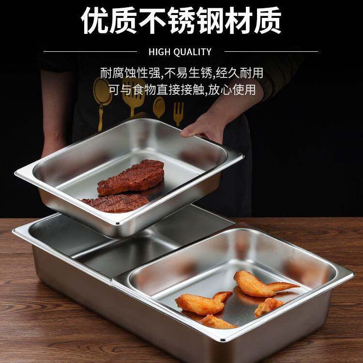 热卖款冰粉水果捞配料盒透明翻盖摆摊不锈钢盆双层保鲜保温防尘罩