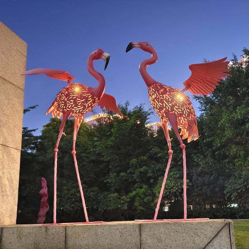 鸟村法式田唯美#051 #05拍摄道具乡庭院装饰铁艺透光展园翅火烈带,家居饰品,装饰摆件,淘宝优惠券,粉丝福利购,淘宝优惠卷