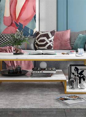 创意款轻奢茶几家用小居室沙经新济款钢架木厅板组合茶桌90630客