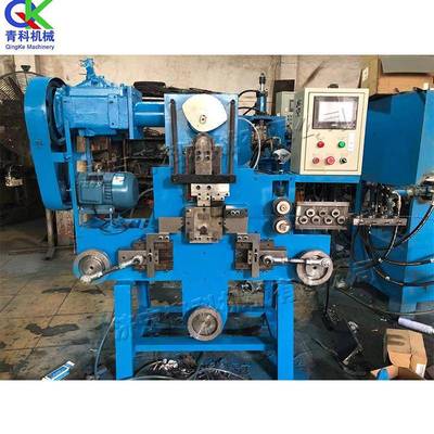 纤维带打包扣机型机INP 回型成包扣折牌弯 钢丝打扣制造机