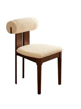 古法用式实木餐椅家客厅餐桌复化SWK妆计椅中古风设师靠背椅子河