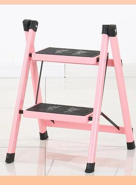 家¢小F75S8HMH折叠梯凳二用步梯TZII加厚铁钢管踏板凳高人字梯子