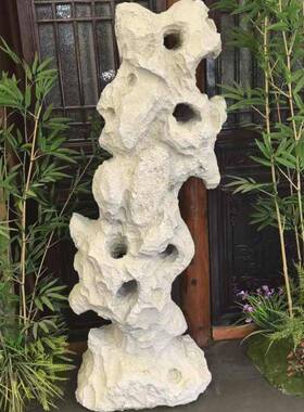 泡沫石头造景道防真橱假山表具演美陈婚庆tlznfglo窗摆件装饰白