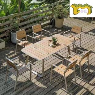 红户外庭院茶几阳台桌家用新款 3023水网民宿休椅闲桌椅 室外椅露天防餐S