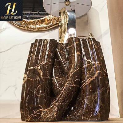 葡萄HIGHS-25boo牙lobo轻奢大理石创意手a绘边几沙客厅发旁设计师