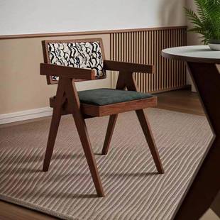 法式 中迪昌 复古风餐椅HVG家用餐厅古现代轻奢椅子网红设计师加款