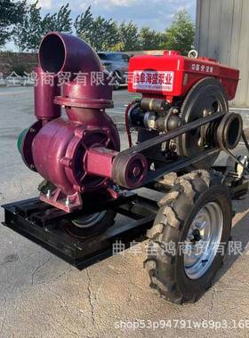 农用灌溉柴油户外QSY排涝吸海水泵高程8机寸6寸抽自扬水泵