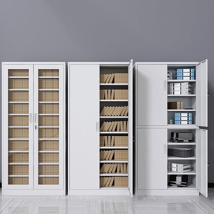 WL-01铁皮文件柜办公室务资料柜钢制储物柜财小收纳带凭证柜带锁