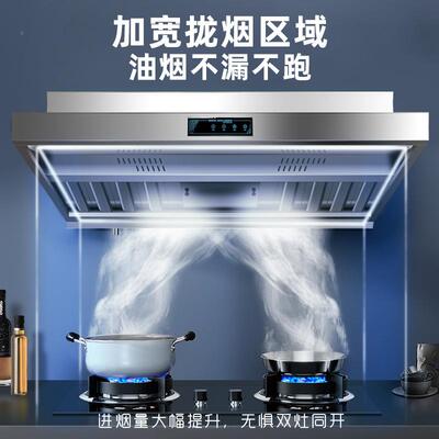 饭店餐饮商用抽烟油WHL机堂学校食油烟净化一体村机农土灶用排烟