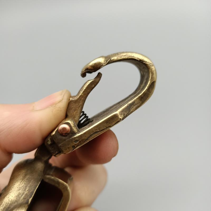 仿古古玩老式黄铜纯铜福