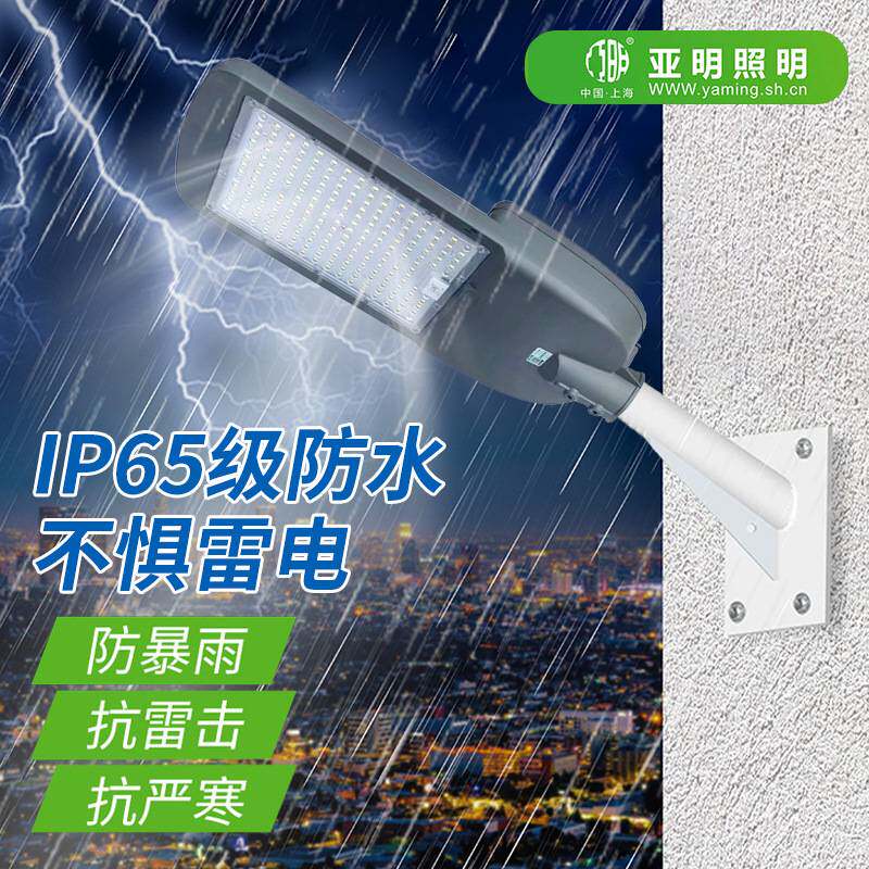 上海亚明照明LED路灯新农村市政道路高杆路灯防水防雷电线杆照明