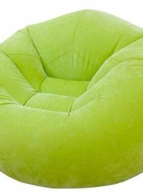 intex 68569 懒骨头沙发 充气椅子 休闲午休豆形躺椅现货家居