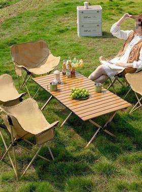 C7L【大超桌面】外市折叠桌pG82Fmhf椅套件地摊夜桌子露营桌椅野