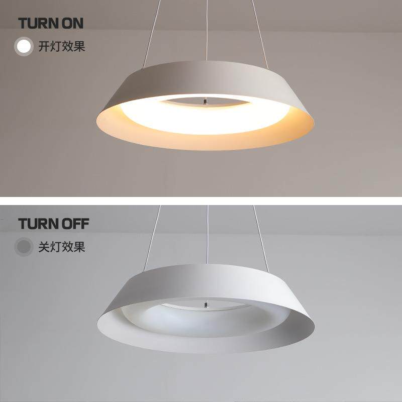 现代性简约餐厅吊灯 设计师样板装饰LED意NDD385灯具房创个客厅书