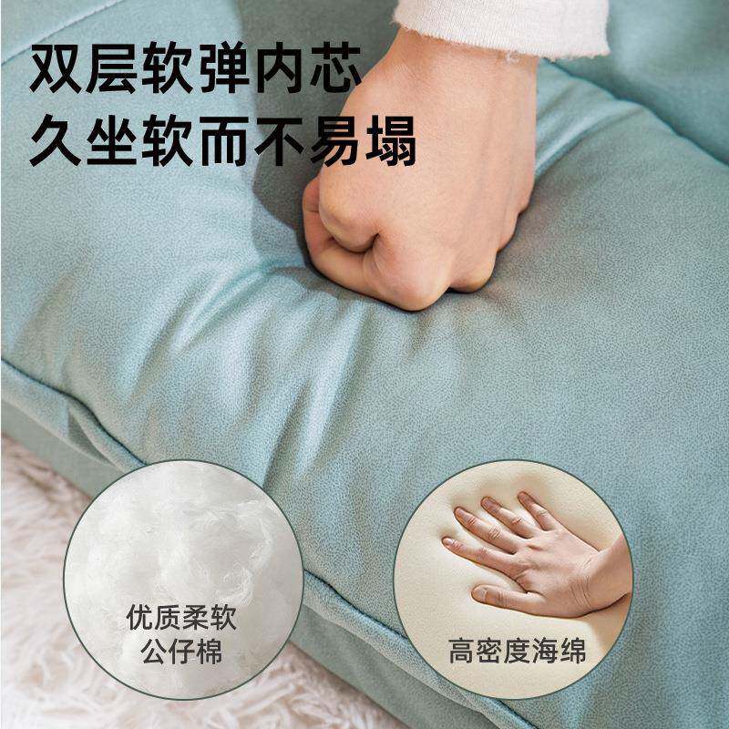人沙发布艺简易躺椅榻榻米懒睡垫折叠休沙闲靠背人日式027折叠单