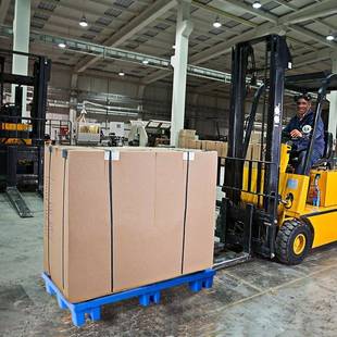 塑料九板脚卡121垫0网格单HUN转面托盘仓储物流防潮板叉车运输周