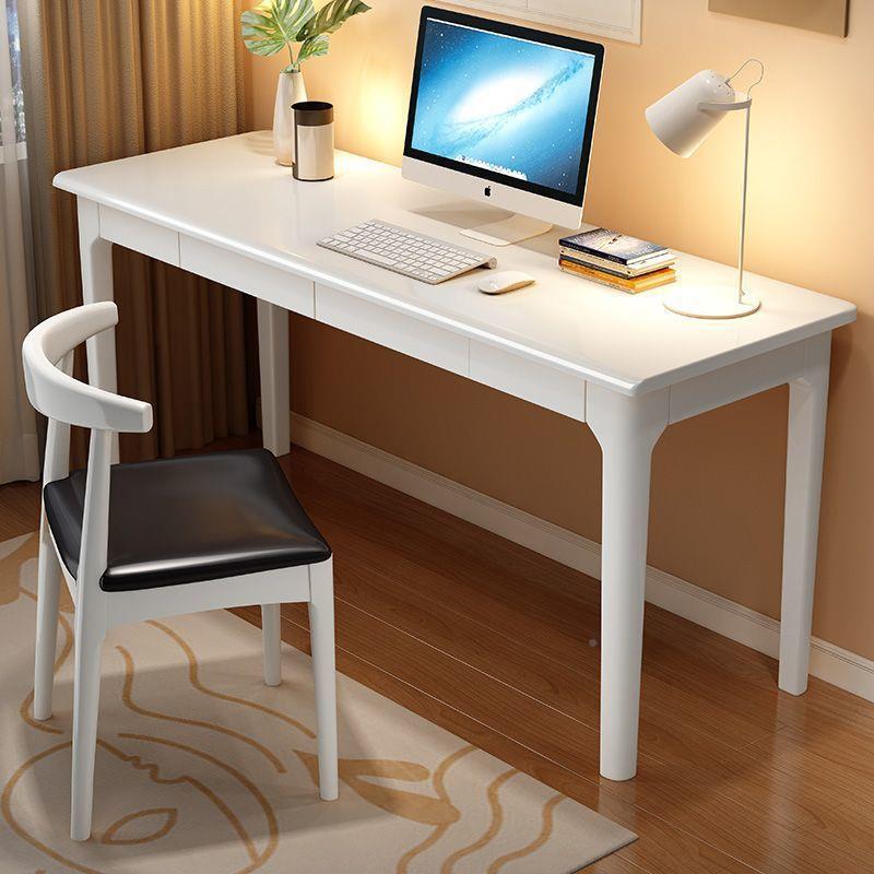 简全实约木窄书桌00宽脑40/4家用民宿电桌长5条桌学生卧室学习桌