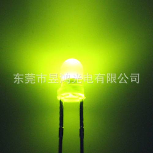 f3 3mm圆头胶体带色加长脚红发红绿发绿黄发黄led指示灯珠