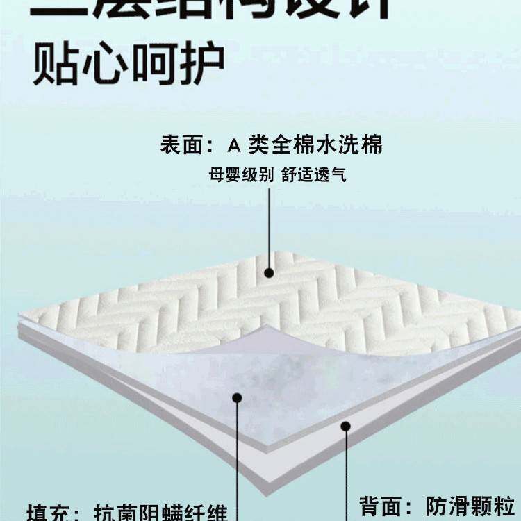 夏天薄款床垫保护垫褥隔脏软垫家用纯棉学生宿舍垫子床褥子防滑垫