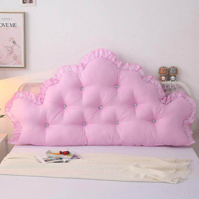 床头靠垫枕大X8rp4zSJ靠双背田园公主床头可拆洗芯 磨毛床上人长