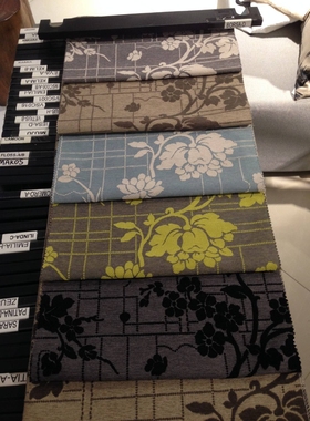 高档雪尼尔涤麻色织提花志达纺织软床沙发装饰面料BORSA-D